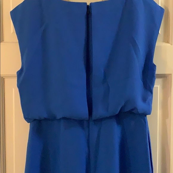 Banana Republic Cobalt Blue Sleeveless Blouson Mini Dress - Picture 6 of 8